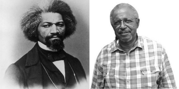 Frederick Douglass and his great-great-grandson